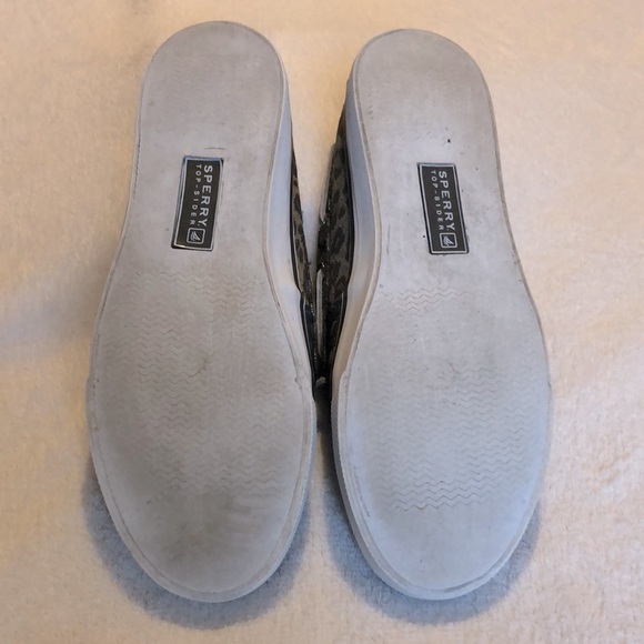 Sperry Top-Sider’s Cheetah W/ Sparkle. VGUC Leather Laces. Sz. 7 1/2 M Boat Shoe - Picture 7 of 11